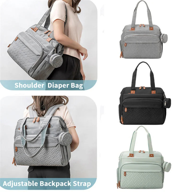Baby Diaper Bag Large Capacity Multifunction Travel Nappy Backpacks Baby Stuff Maternity Bags Outdoor Mommy Bag Baby Nursing
