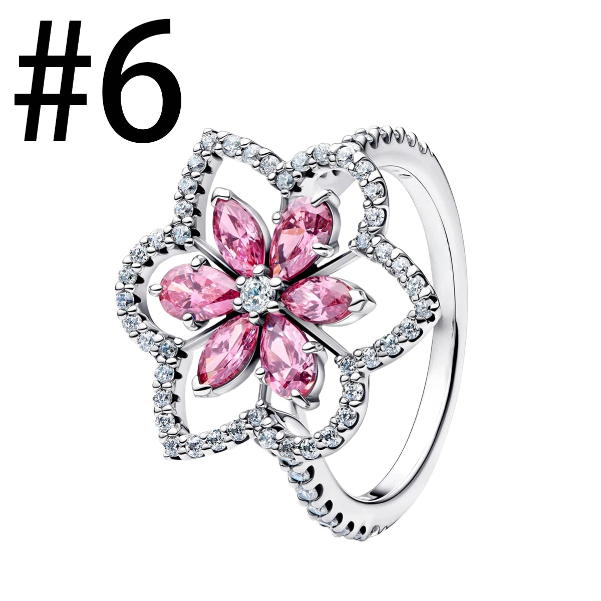 New 925 Sterling Silver Four Leaf Clover Flower Ear Stud Ring Pendant Bead fit DIY Women's Bracelets Necklaces Jewelry Gifts