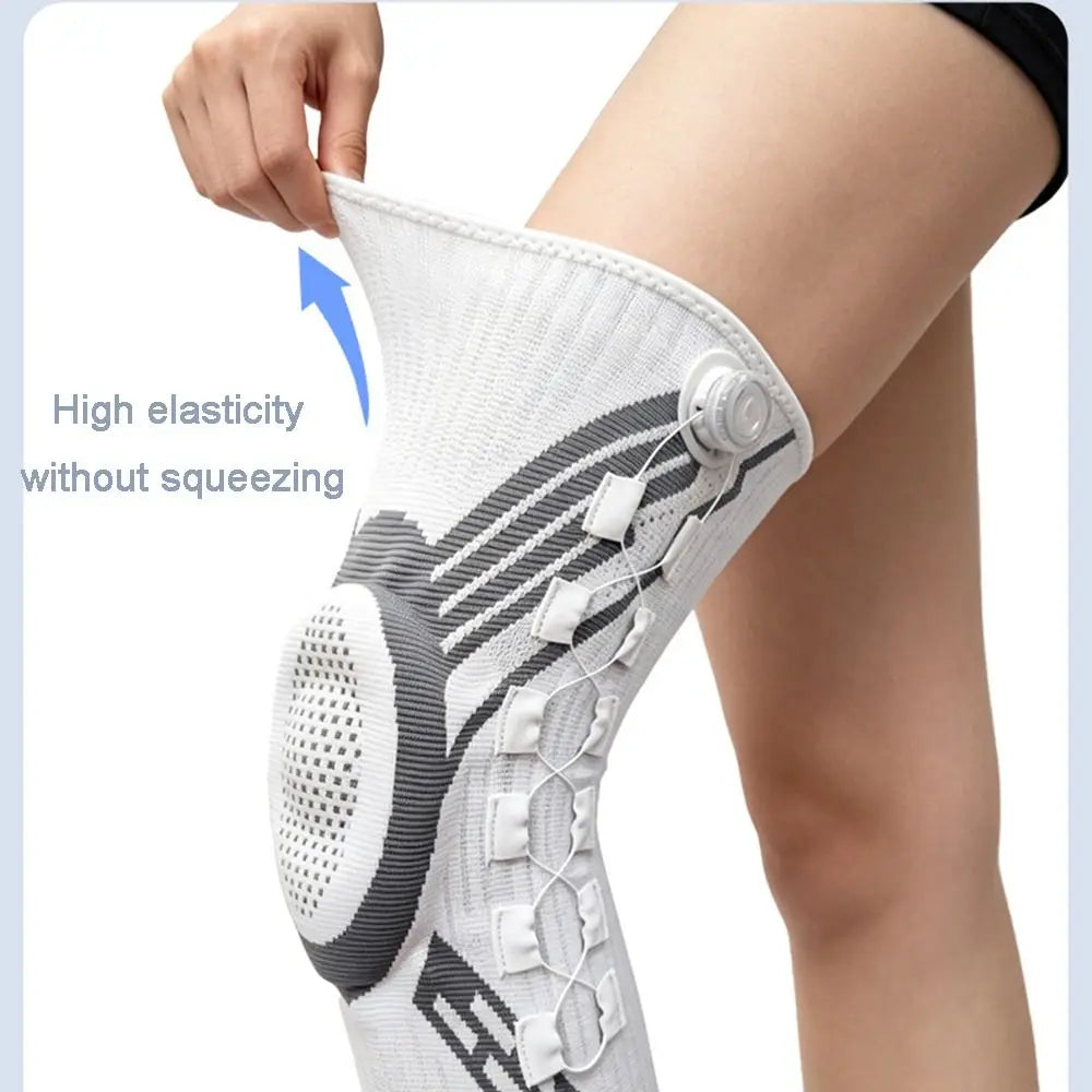 Professional Adjustable Knob knee pads Non-Slip Thin Sports Knee Brace Breathable Elastic Knee Brace Support Basketball