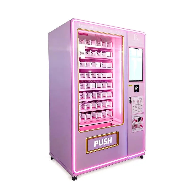 Automatic Makeup Dispenser Machine with LED Display, Smart Beauty Vending Solution for Stores and Public Locations