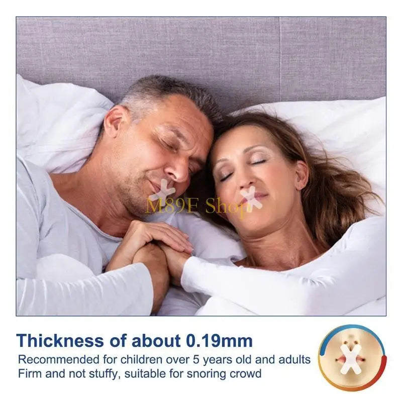 120PCS sleeping mouth tapeAdult Night Sleep Anti snore Improve Nose better Breathing Patch Mouth Correction Orthosis Tape SMZH09