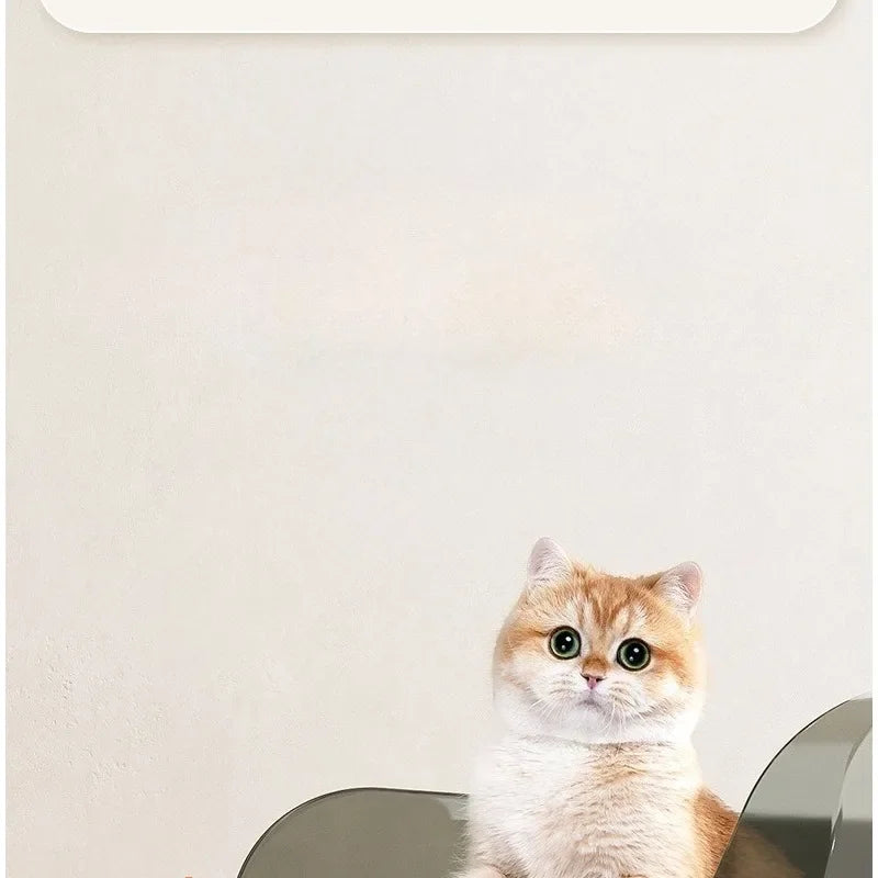 Semi Enclosed Cat Litter Box Breathable Odor Free Anti Splash Pet Supplies for Cats