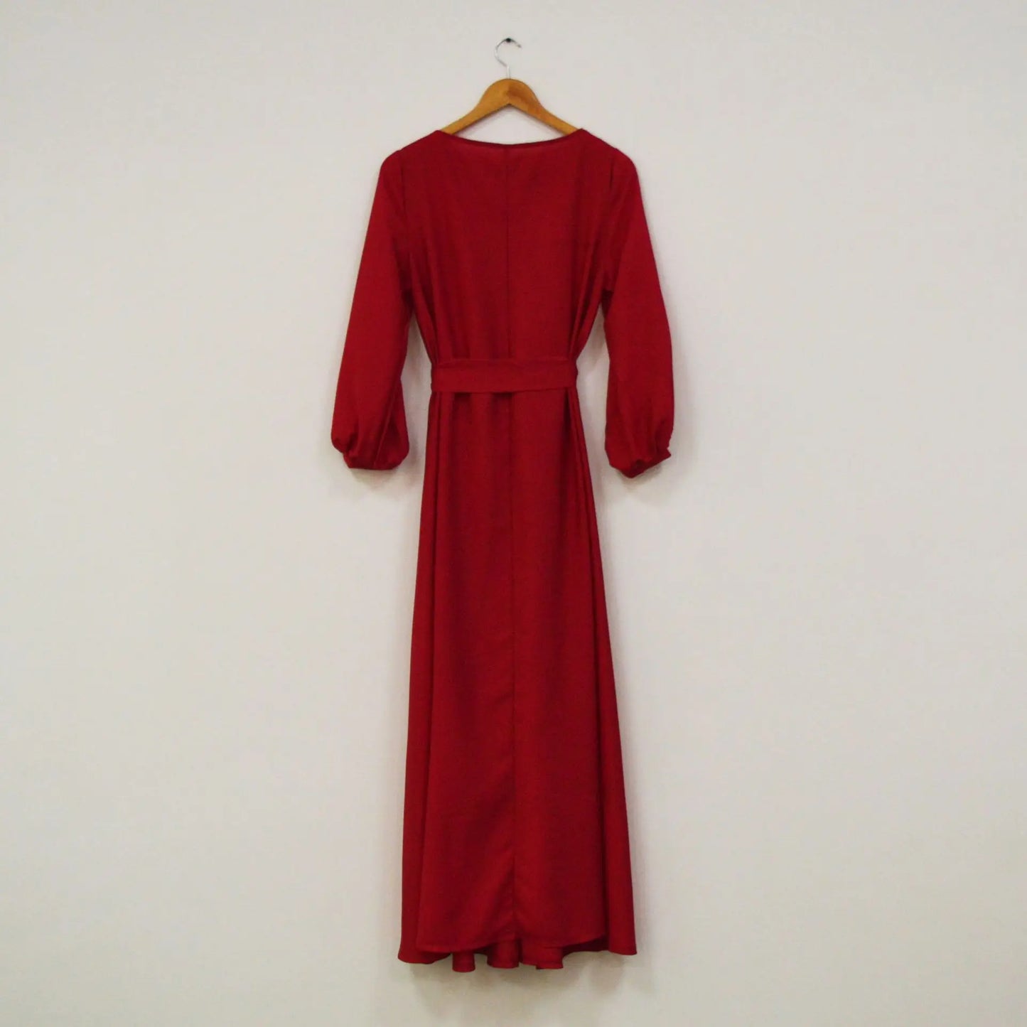 Bohemian Long Summer Dress Casual Lantern Sleeve round Neck Dress Polyester Fiber Mid Waist Print Patchwork Urban Casual Style