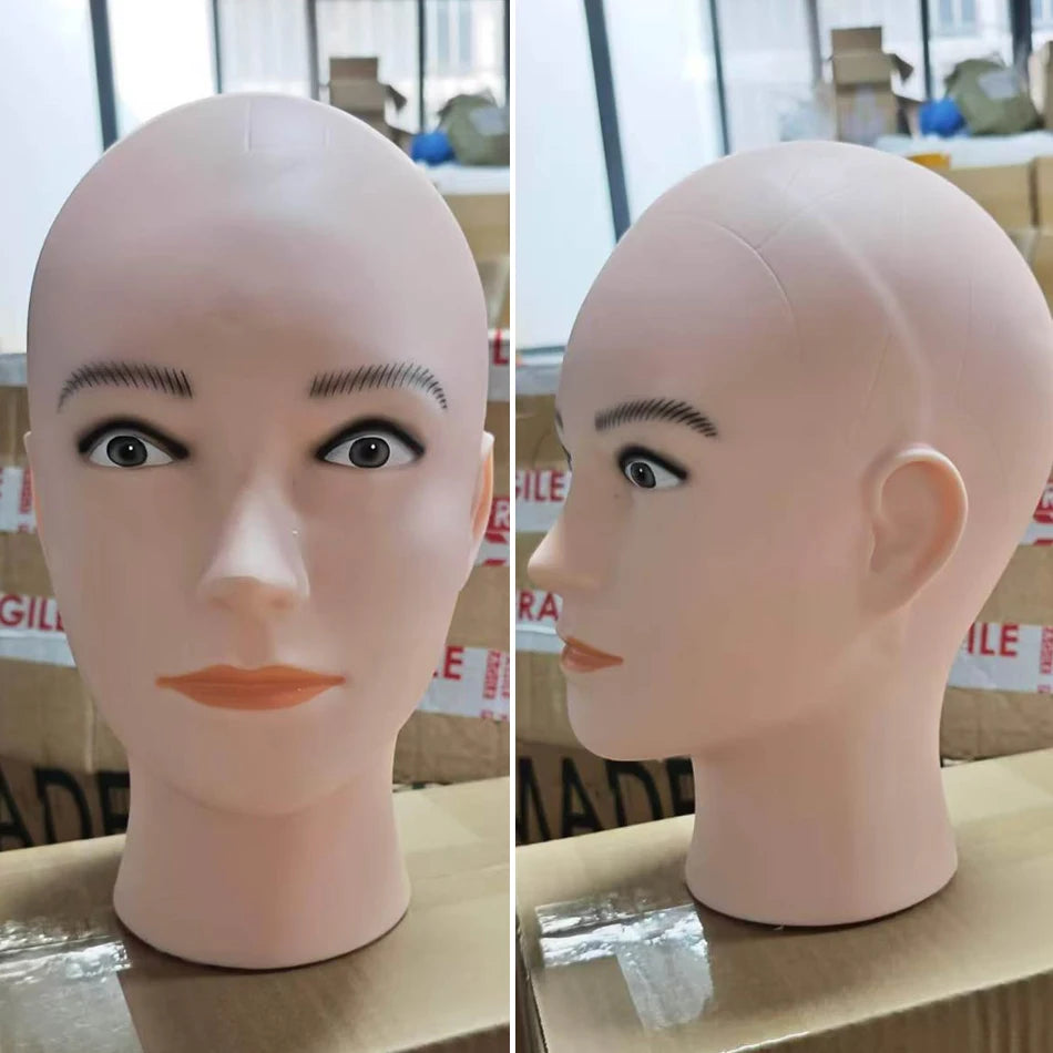 Mannequin Head Wig Stand With Adjustable Wig Tripod Stand Holder For Wigs Making Display With T Pins/Wig Cap Training Practice