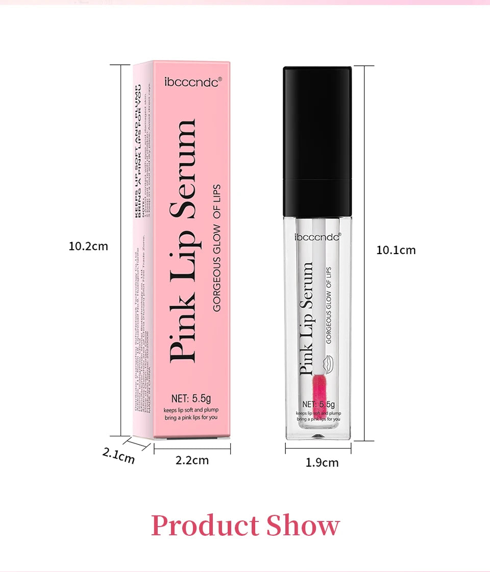 ibcccndc Pink Lip Serum Lotion Moisturizes Moisturizes And Plump Lips Removes Dead Skin Pink Lip Essence Brightener Use Of  Face