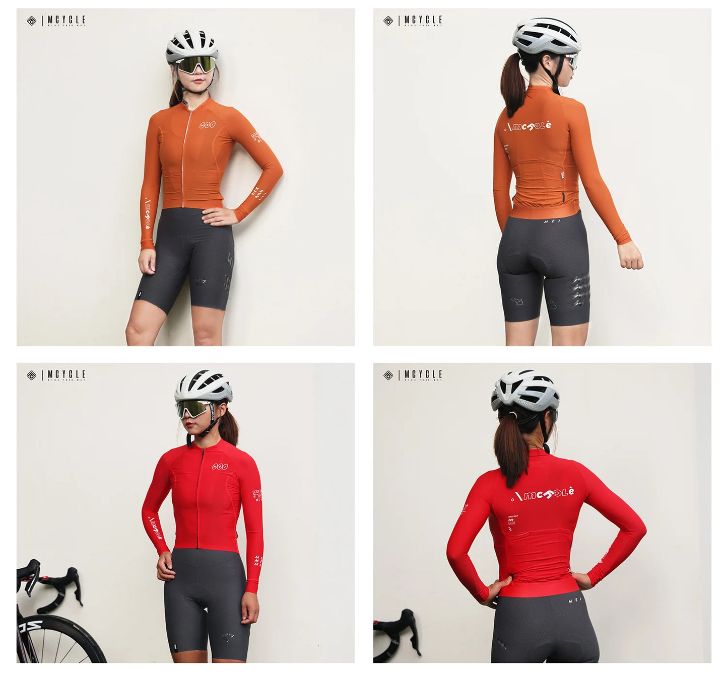 Mcycle New Arrival Men Cycling Jersey Comfortable Quick Dry Bicycle Bike Shirt Top Breathable Long Sleeves Sportswear