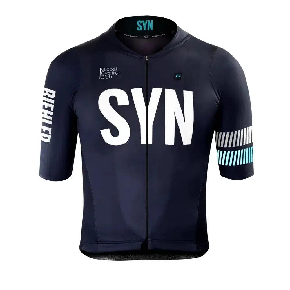 SYN Summer cycling clothes men's jerseys road cycling short sleeved sets bibs quick drying clothes breathable cycling shirt