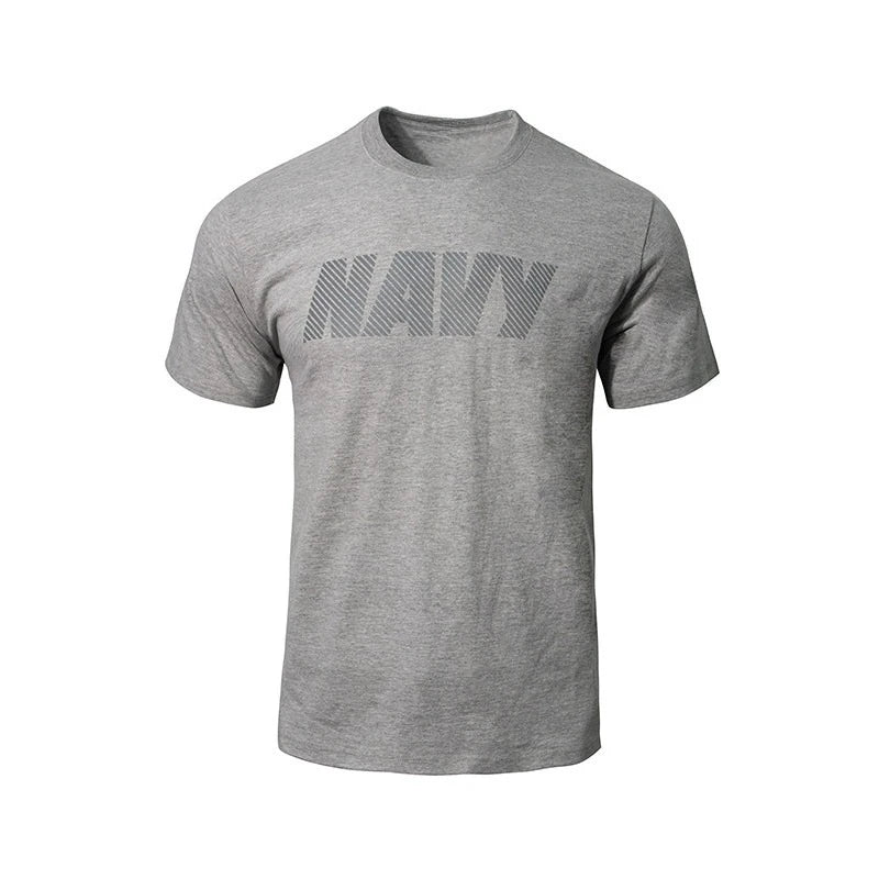 Summer Men's Cool-Comfort Pure Cotton Casual Round-neck Pattern T-shirt Loose Base Layer Shirt for Boys
