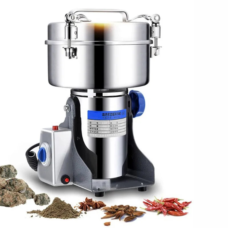 220V With Extra Part Free 1000G Herb Coffee Bean Grinder Machine Grain Spices Mill Medicine Wheat Mixer Dry Food Grinder R