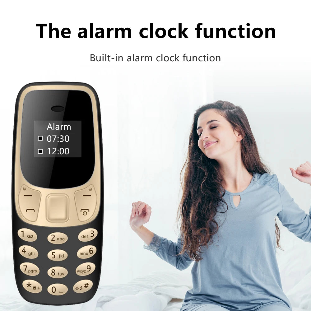 SERVO BM10 Super Mini Mobile Phone Dual SIM Magic Voice Dial Bluetooth Earphone Auto Call Recording Blacklist Mp3  2G Cellphones