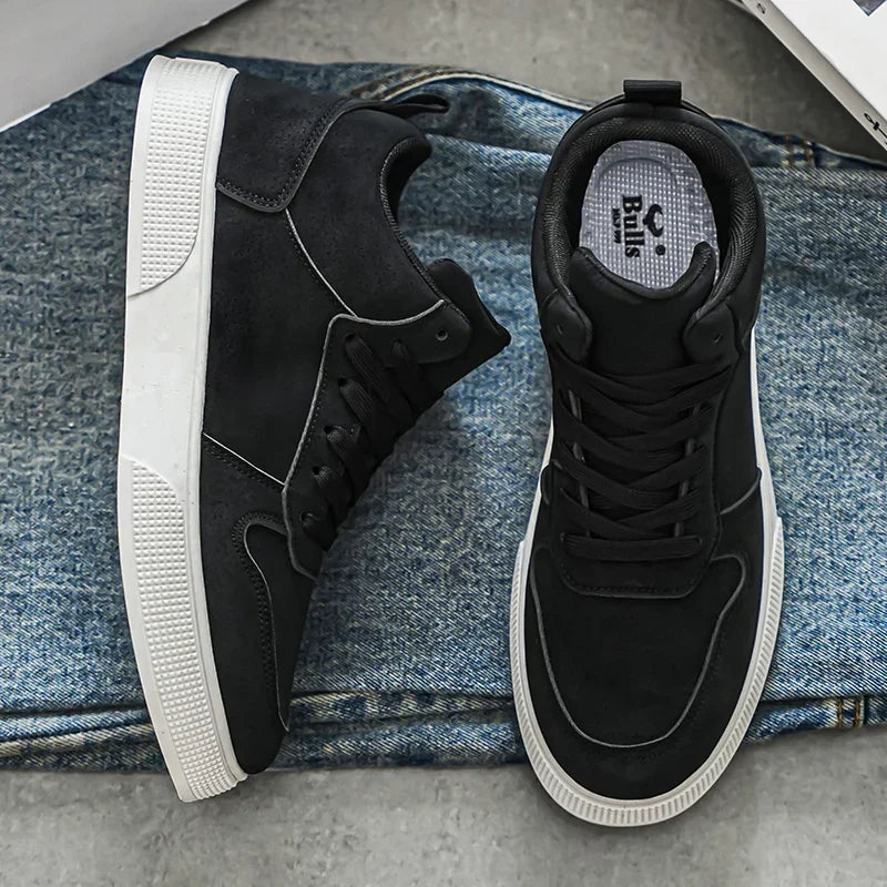 Fashion Men Casual Shoes Platform Non-slip Man Walking Sneakers Lightweight Male Running Shoes Breathable Platform Sport Shoes
