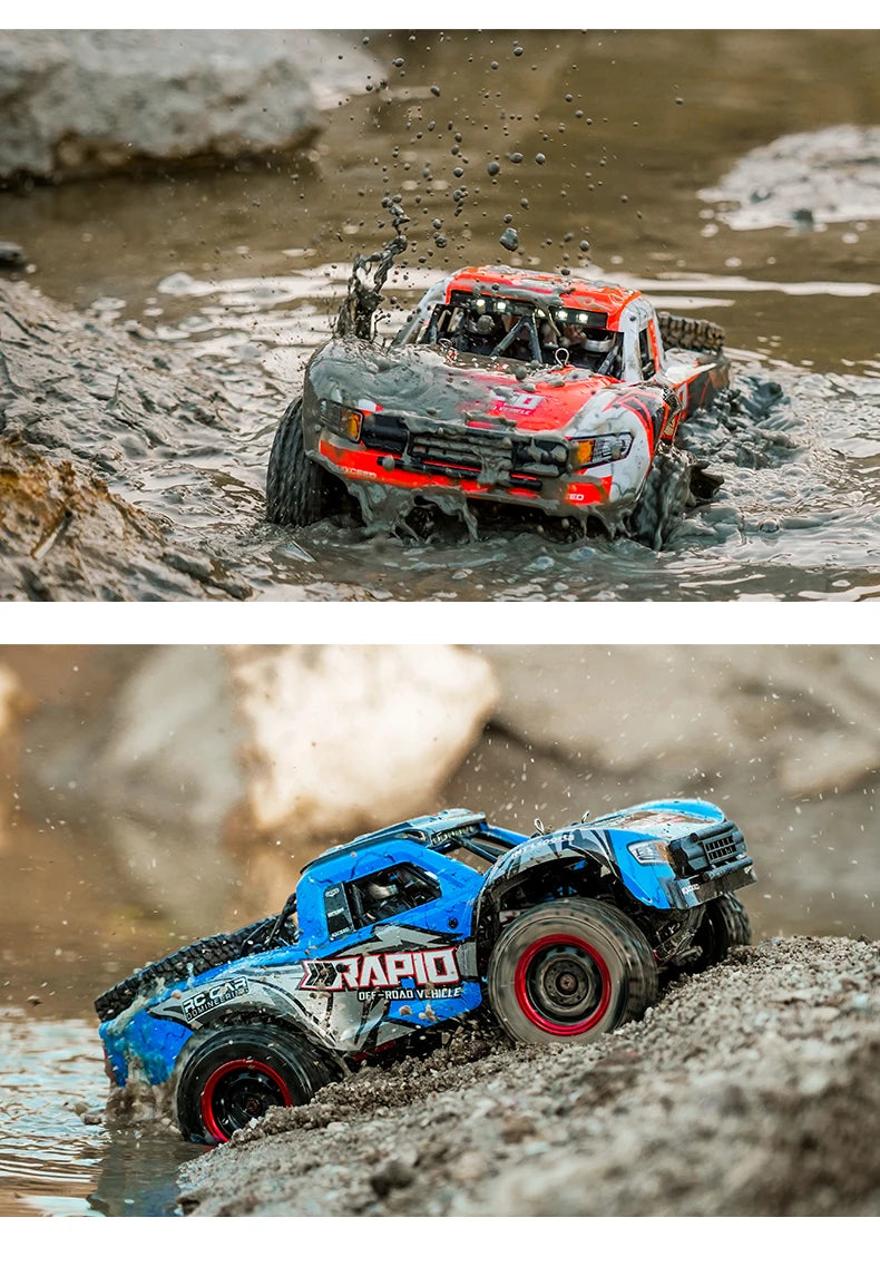 1/14 Q130 RC Car Desert  4WD Off-road Truck 2.4G High Speed Car Racing Drift Remote ControlVehicle Toys For Boys Children
