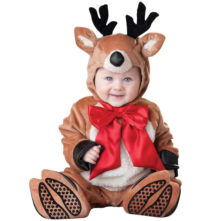 New Arrival High Quality Baby Boys Girls Halloween Dinosaur Costume Romper Kids Clothing Set Toddler Co-splay Triceratops