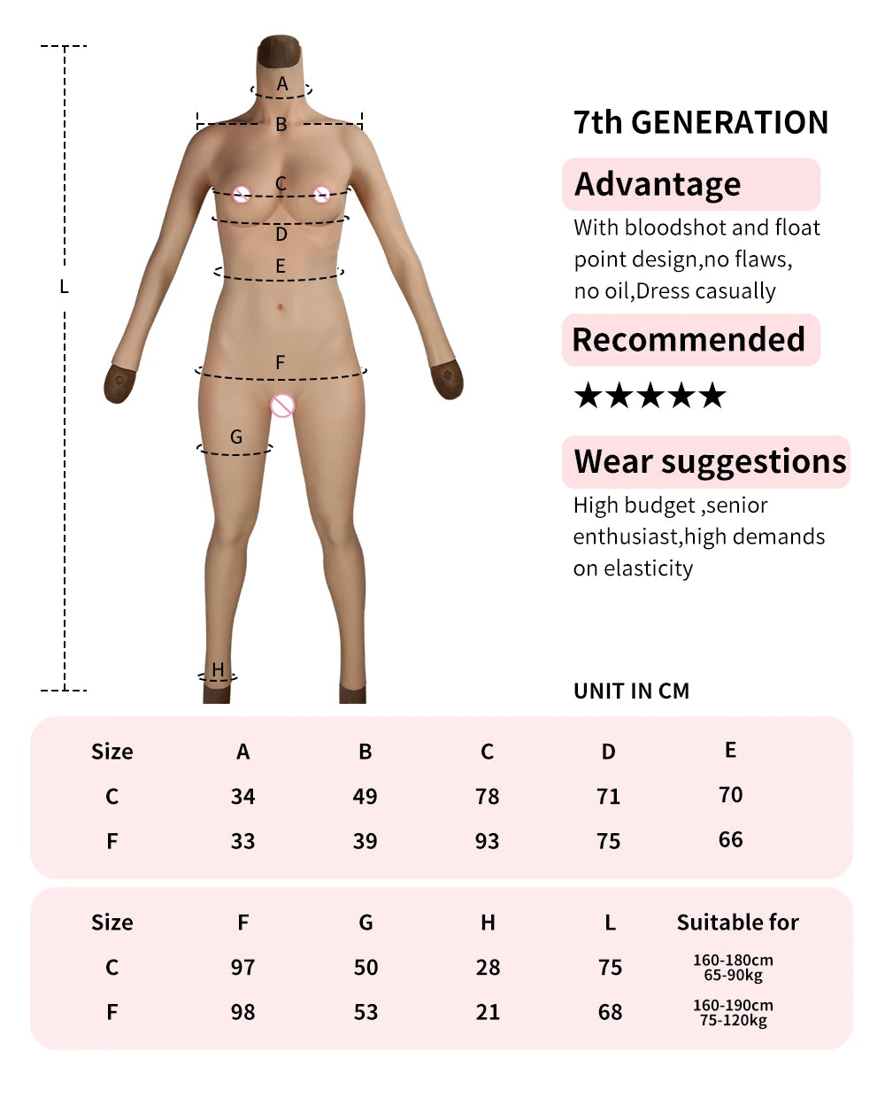 EYUNG Bodysuit Crossdressing Pussy Body Suit Cosplay Silicone Breasts Shemale Full Silicone Bodysuits Sissy Underwear Panties