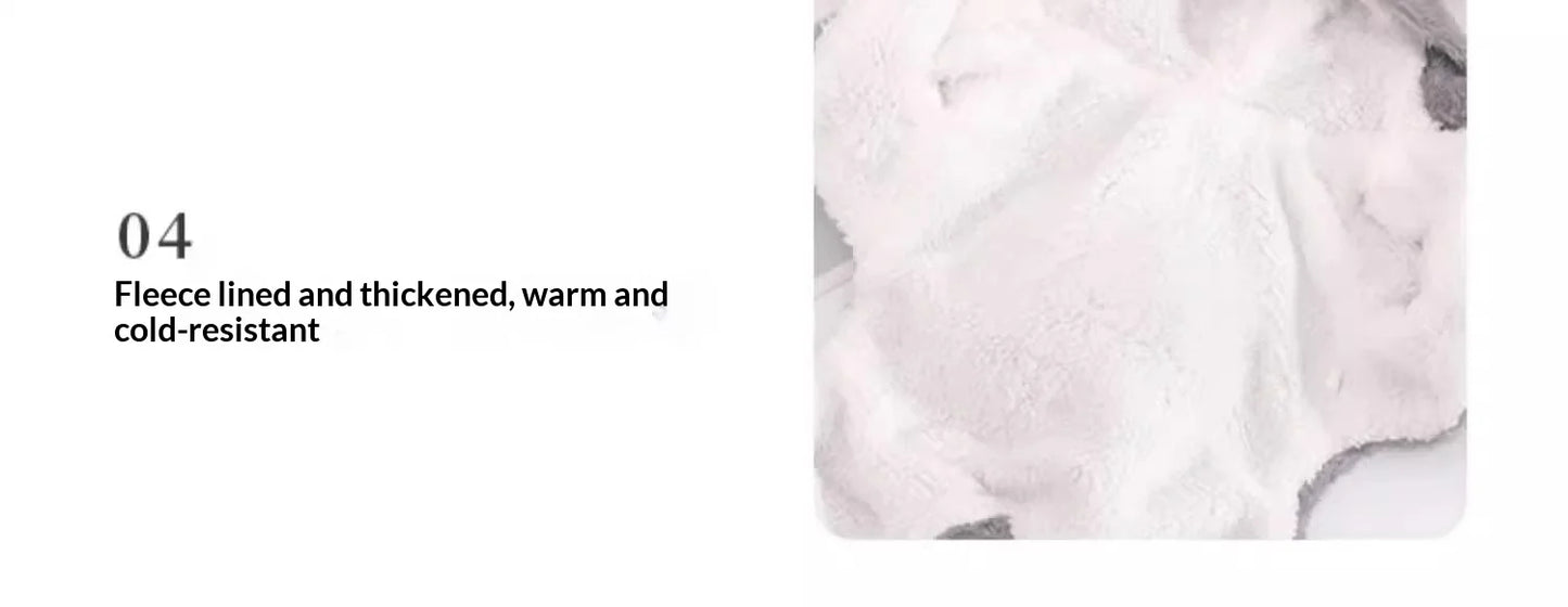 Dog Clothes Winter Autumn Warm Four Legged Fleece Lined Thickened Outfits for Cats Golden Gradient Ragdoll Small To Medium Dogs