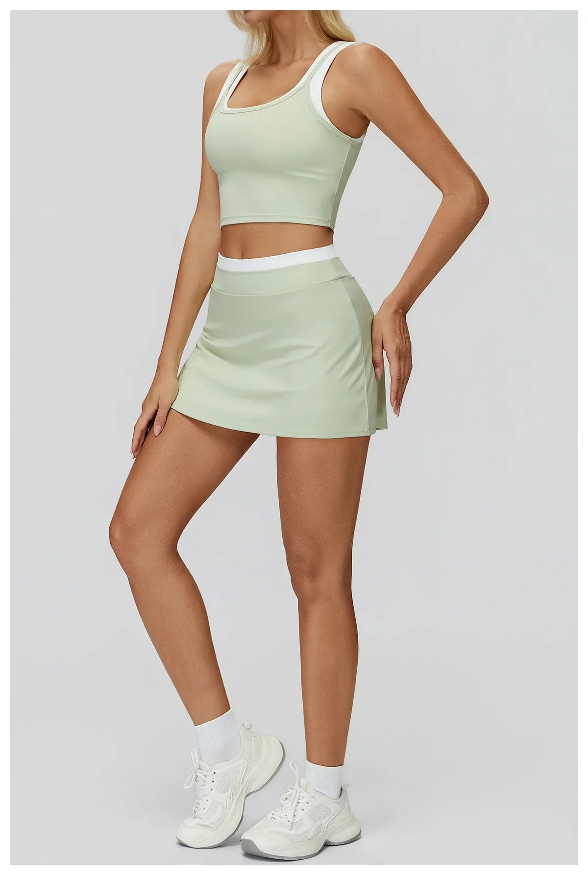 High Waist Sports Short Skirt Lined Shorts Fitness Yoga Quick Dry Running Workout Sport Skirts Tennis Skirt Golf Wear for Women