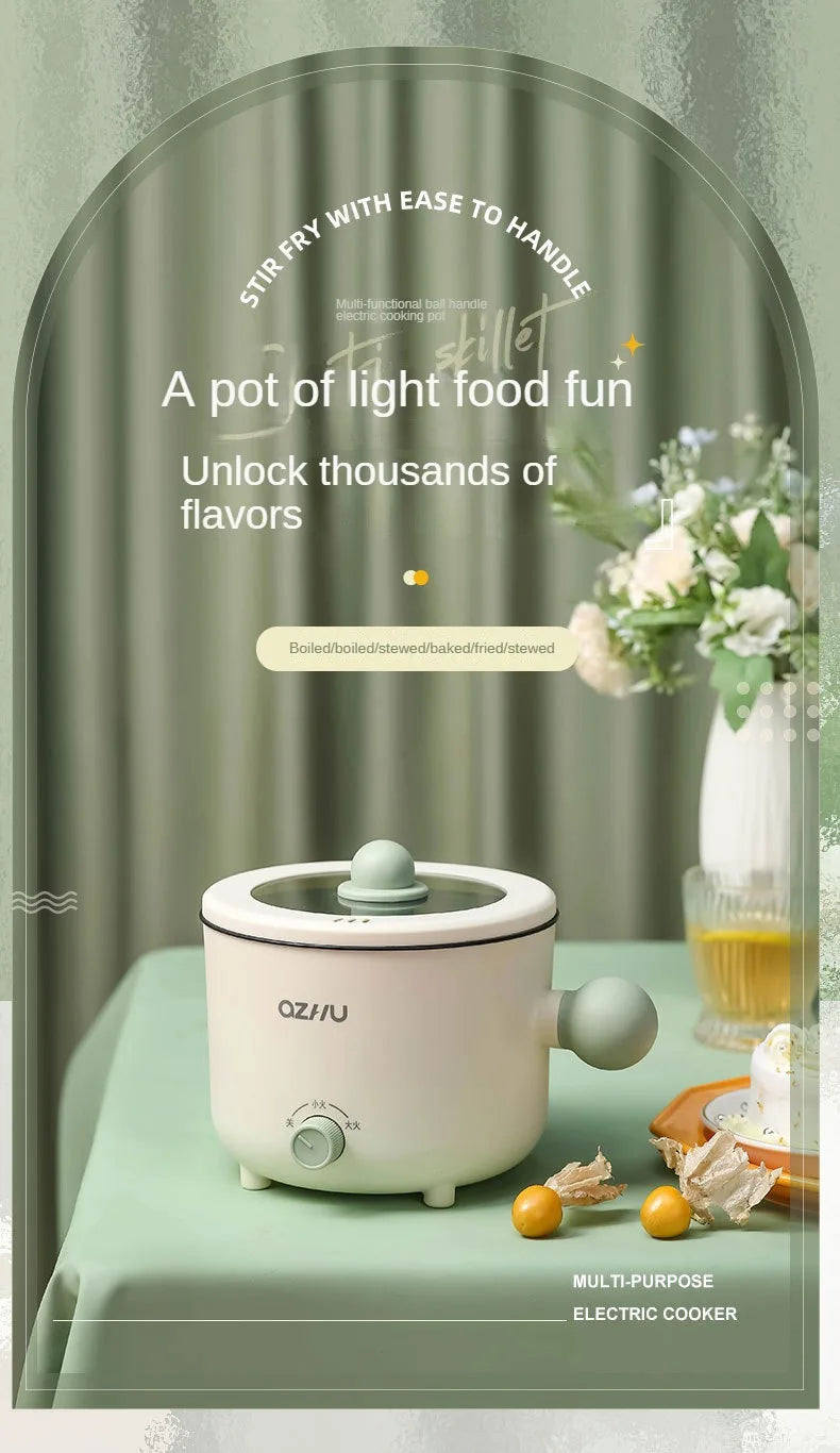Mini Pot for Baby Electric Rice Pot Multicooker Hotpot Stew Heating Pan Noodles Eggs Soup Porridge Steamer Rice Cookers