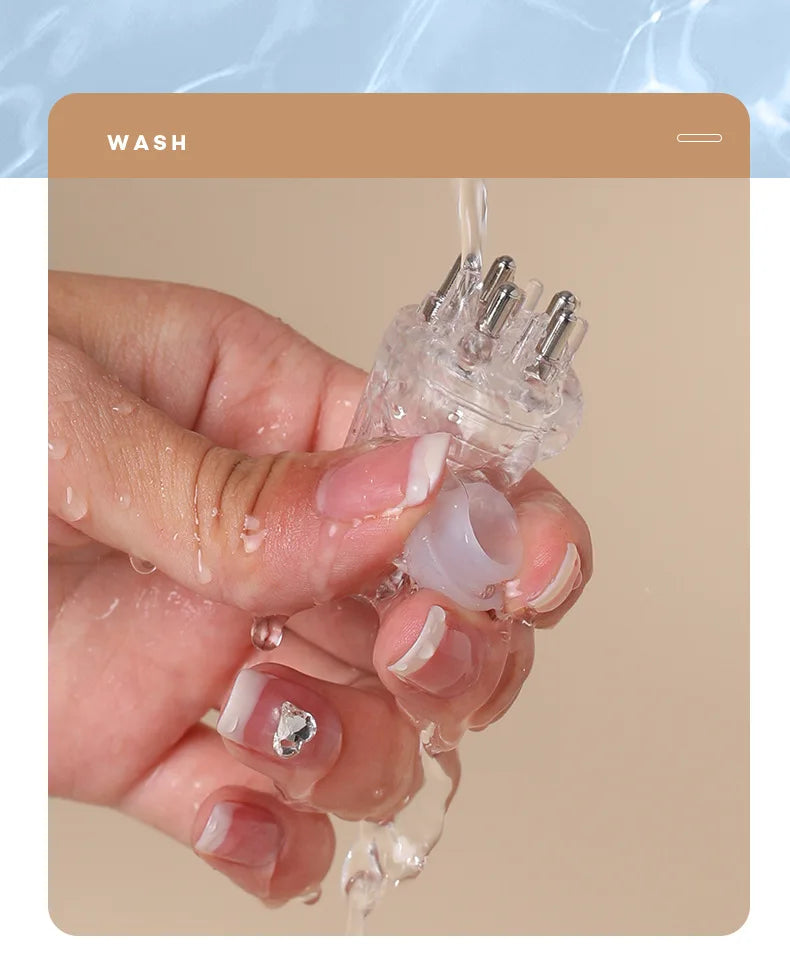 Scalp Applicator Liquid Comb Portable Mini Massage Comb Essential Oil Liquid Guiding Massager Anti Hair Loss Scalp Care Tools