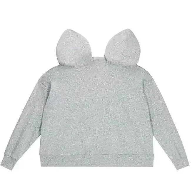 Creative Couple Matching Hooded Romper Sweatshirts Spring Summer New Style Close Knit Popcorn Print Intimate Pajamas