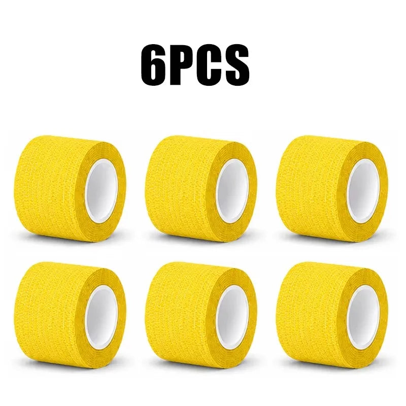 12/6/3pcs Tattoo Grip Cover Wrap Tape Self-Adhesive Breathable Elastic Bandage Waterproof Athletic Bandage Wraps Accessories