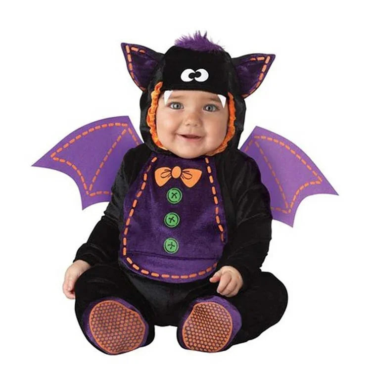 Halloween Costume Baby Boy Clothes Girls Monkey Polar Bear Romper Kids Clothing Set Baby Hat Socks Toddler Set