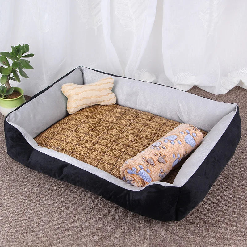Viral Plush Dog Bed for All Size Dogs, Small Medium Large Warm Donut Cuddle Bed, Orthopedic Calming Pet Sofa