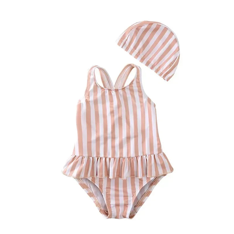 2026 Summer Kids Girls Swim Wears Baby Girl Set Beach Seaside Clothes 9M-8T Sister Swimming Suits Fashion Sunbeach Swimsuit