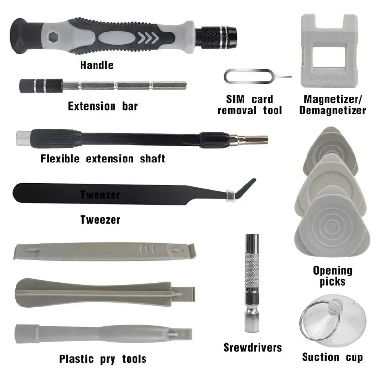 115-in-1 Precision Screwdriver Set with Magnetic Bits - Electronics Repair Tool Kit for Phone, Laptop, PC & DIY Projects
