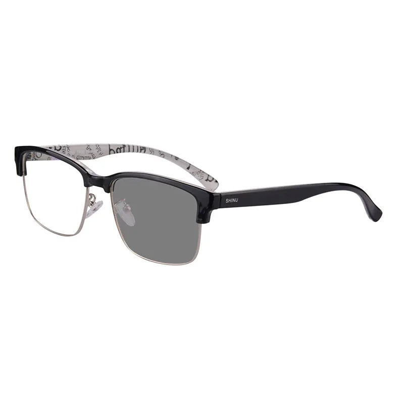 Photochromic Reading Glasses Man Intelligent Glasses Progressive Multifocal Optical Lenses Anti Blue Light Or Radiation Glasses