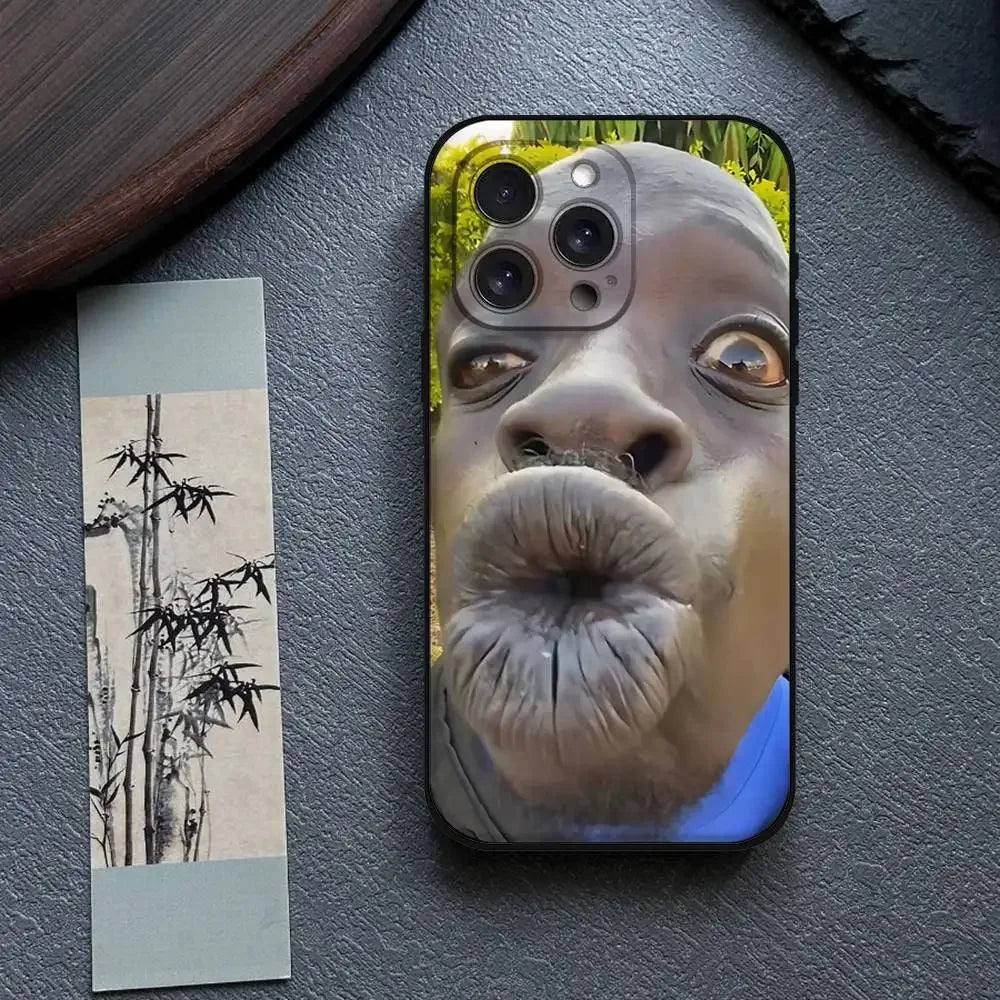 Funny Ugly Man Soft Phone Case For iPhone 17 16 15 14 13 12 11 Pro Max Plus Mini SE Air 16e Silicone Cover Shell Fundas Skin