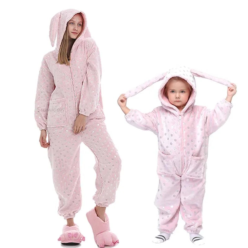 Animal Cosplay Overalls Kigurumi Cat Costume Halloween Carnival Stage Performance Role Play for Adults Kids Clothes Party Set