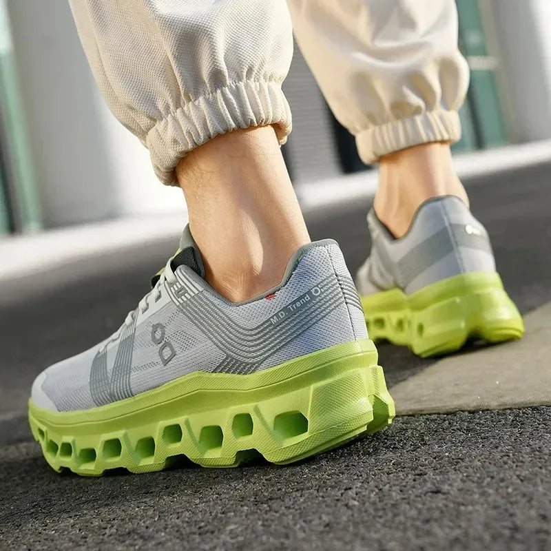 Running Sneakers Men Lightweight Breathable Wear-Resistant Soft Gym Jogging Shoes Comfort Marathon Athletic Sports Shoes for Man