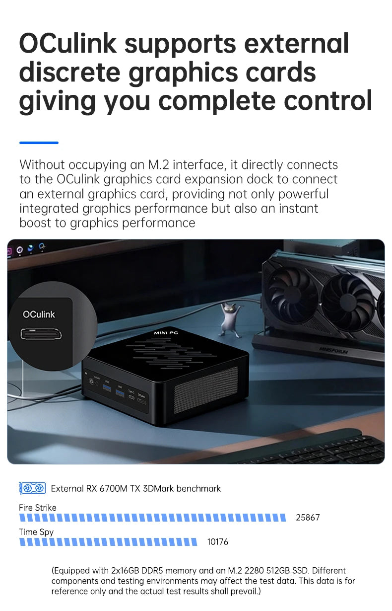 Topton Mini PC Gamer Intel Ultra 9 285H ES 7 255H ES 5 235H ES OCuLink USB4 2x2.5G LAN 2xNVMe Desktop Computer Windows 11 WiFi6E