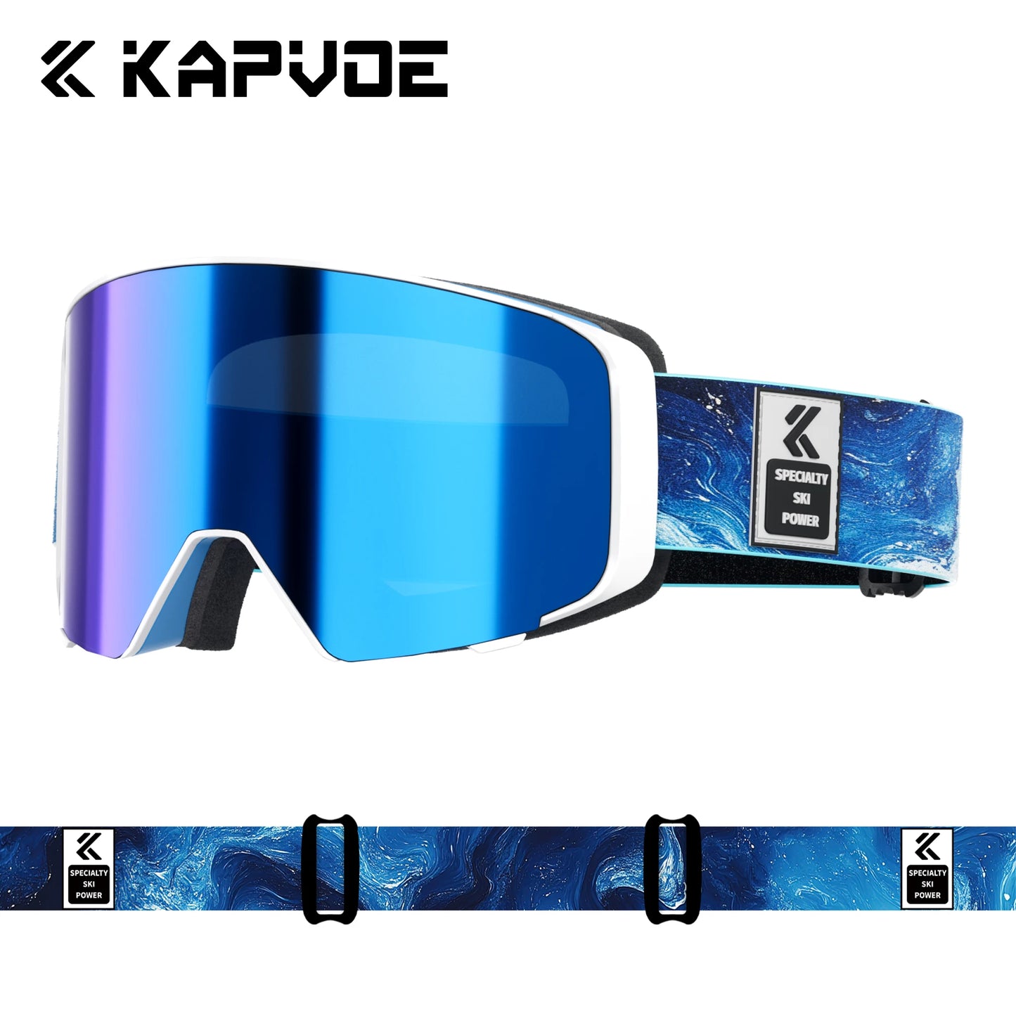 Kapvoe 2026 Skiing Eyewear Flip Ski Goggles Photochromic Snow Goggles Men Snowboard Mask Protection Glasses Snowmobile Winter