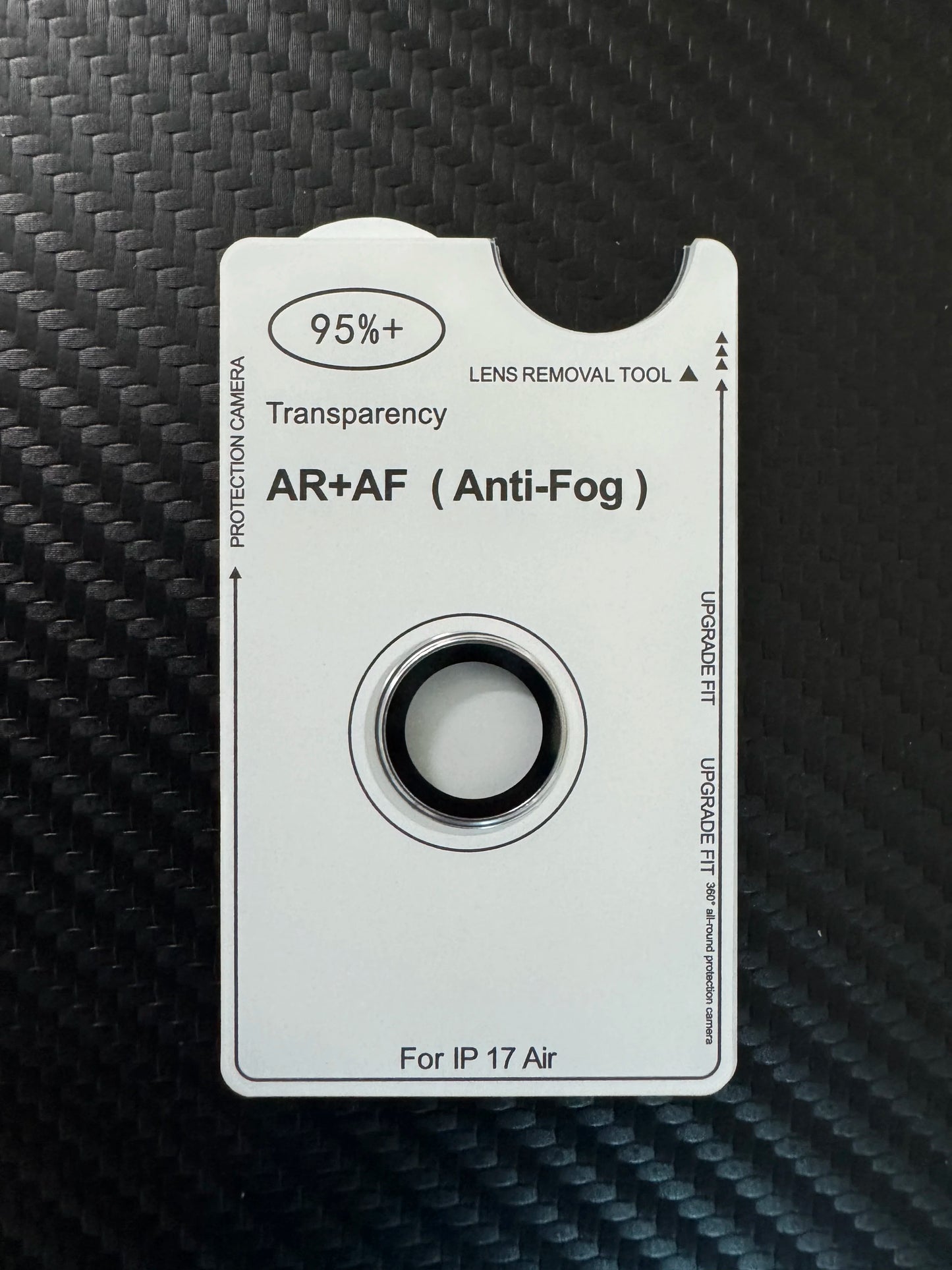 For iPhone 17 Air Original AR AF Anti-Fog Color Rear Camera Tempered Glass Protective Film Black Silver Grey Golden