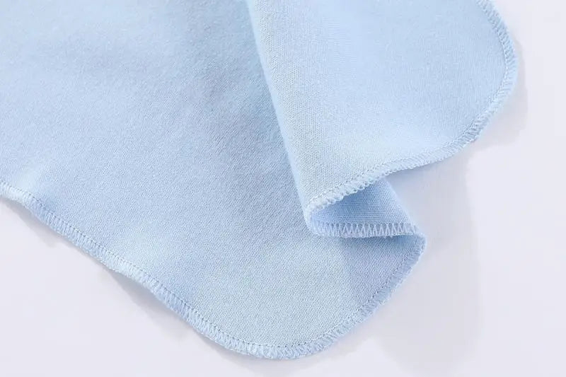 Kiddiezoom 7 Colors Solid Unisex Baby Boy Girl Romper+Burp Cloth+Bib+Hats+Gloves Baby Clothing Sets