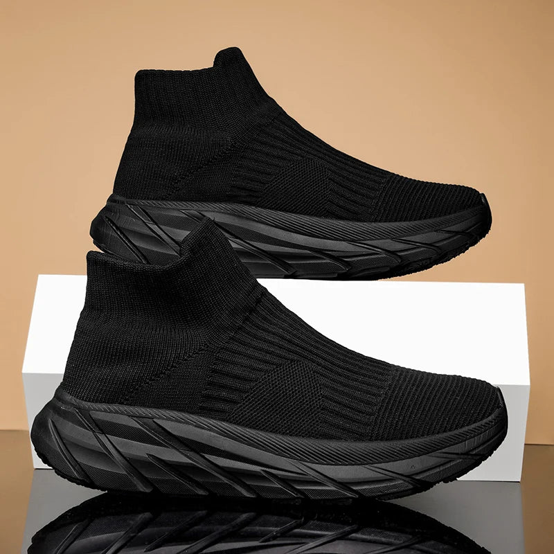 Men Running Walking sock Shoes winter boots Casual Sneakers plush warm shoes Sport shoes Lightweight Men Sneakers Casual Shoes