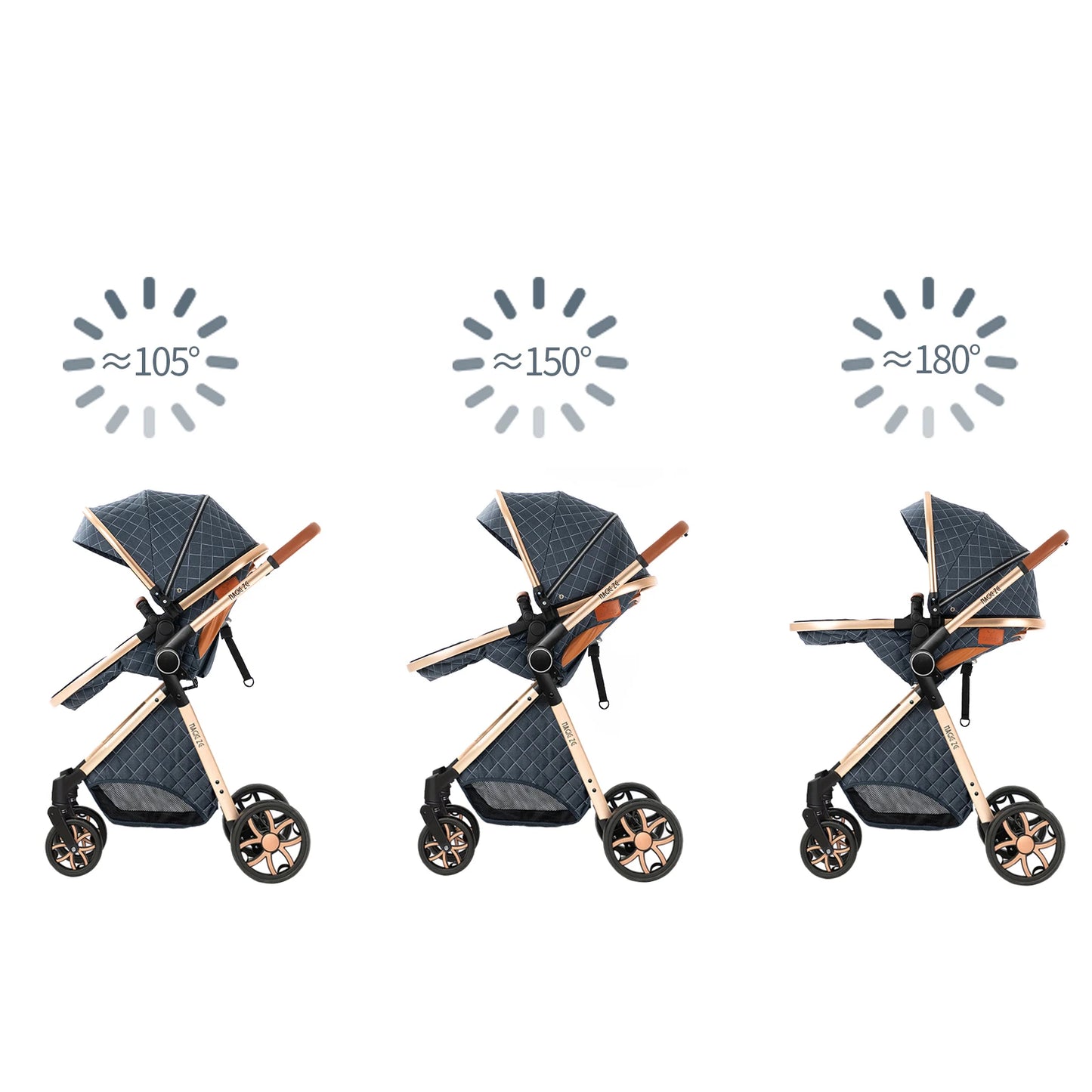 Baby stroller 3 in 1 for newborn Lightweight baby stroller cars for child car seat compact baby stroller foldable baby stroller