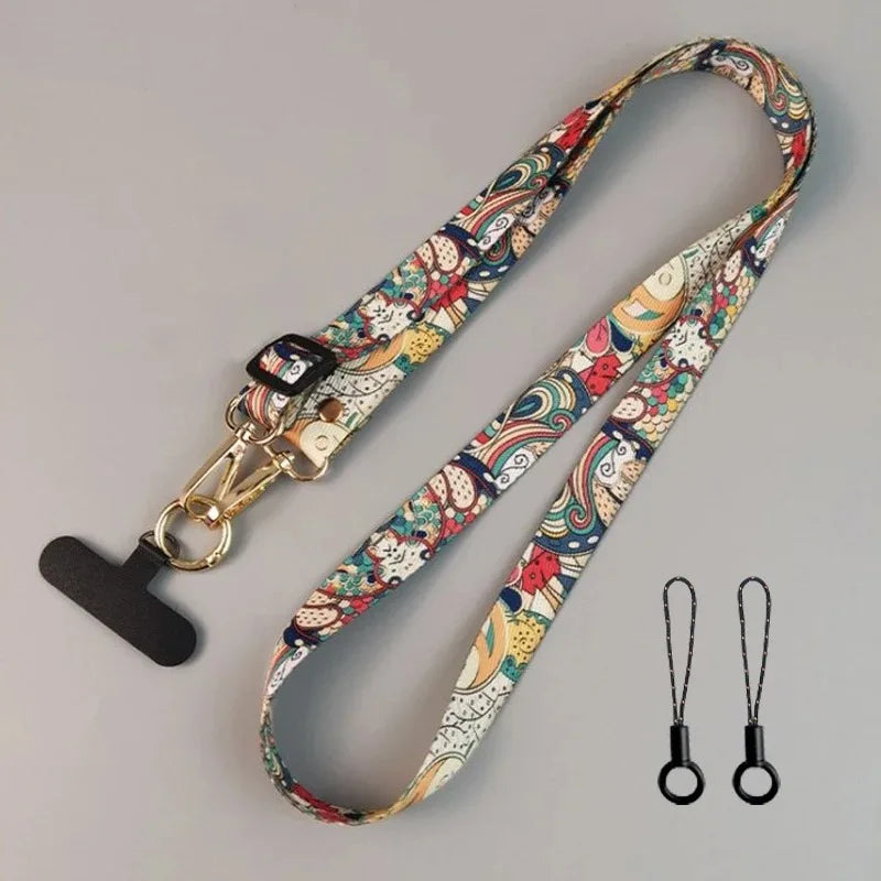 2025 New Lanyard Cell Phone Wrist Hand Strap Cord to Hang the Mobile Rope Smartphone Shoulder Phone Chain Key Strap for IPhone