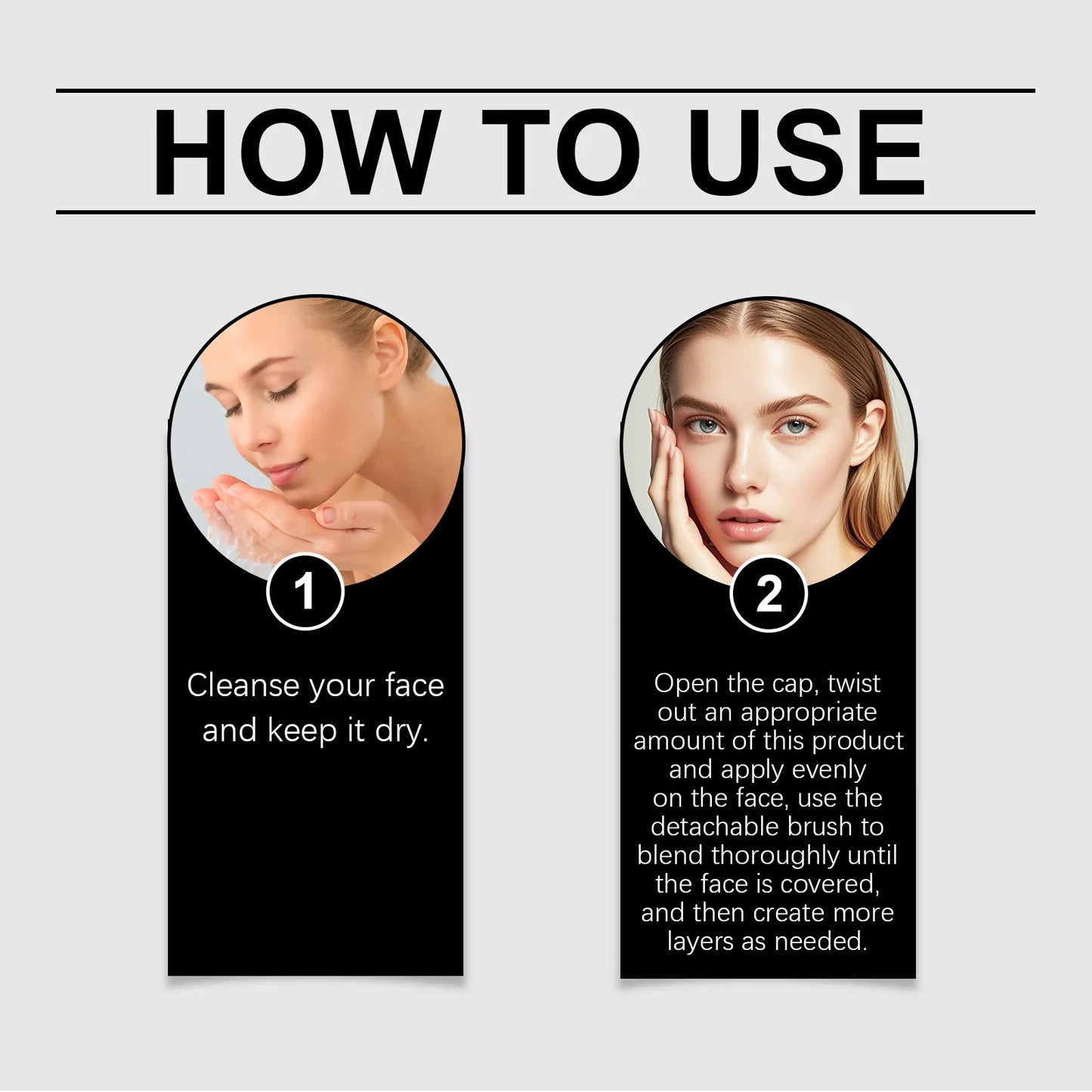 Dual-Action Color-Changing Foundation Stick - Skin-Nourishing, Lightweight Matte Finish, All-in-One Portable Makeup Stick