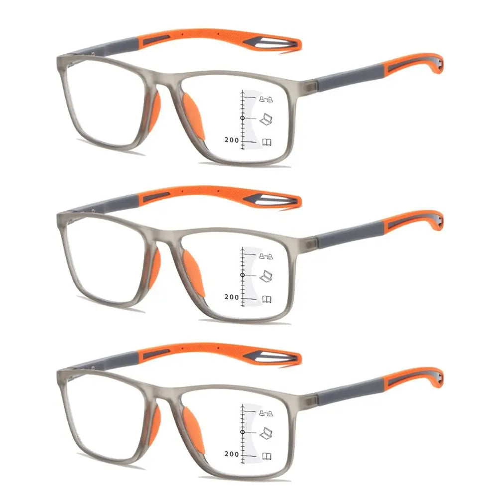 New TR90 Anti-blue Light Multifocal Reading Glasses Men Women Progressive Near Far Eyewear Ultralight Sports Farsight Eyeglasses