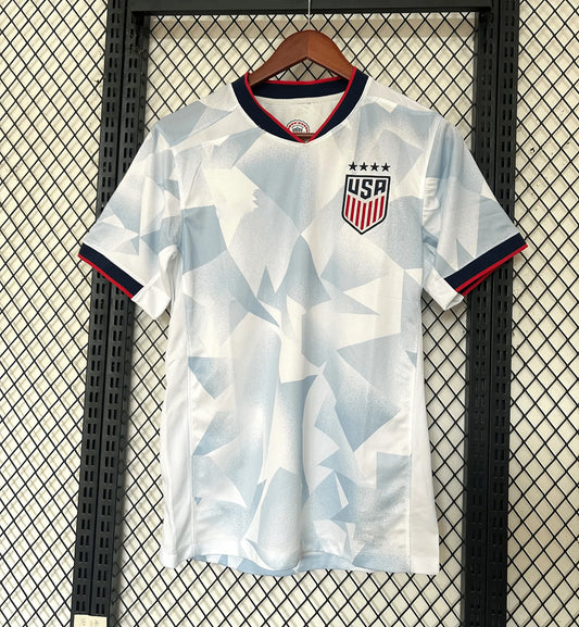 USA Away Jersey 2025-2026 T-shirt Breathable Quick-Dry Sportswear Top Tee Outfit Casual Fashion Stylish Trendy Unique Creative