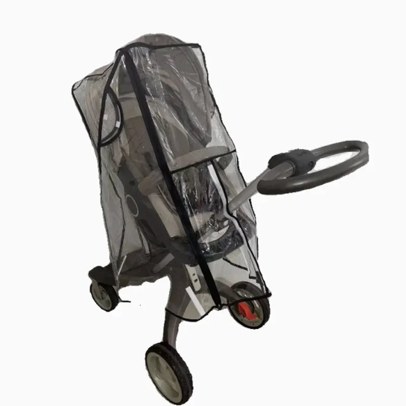 stokkeXploryX V4 V5 V6 scoot Baby stroller accessories waterproof and rainproof cover, transparent windproof and dustproof