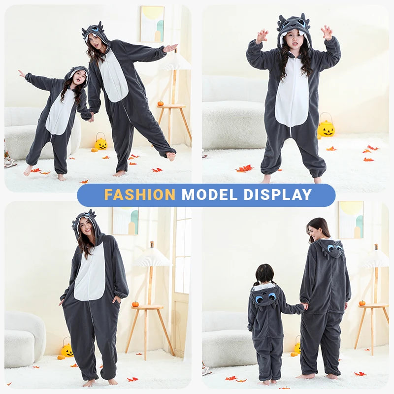 Blue Shark Onesie Jumpsuit Anime Adult Cosplay Halloween Costume Cosplay Carnival Children Pajamas Kigurumi Pijamas Kids Pyjamas