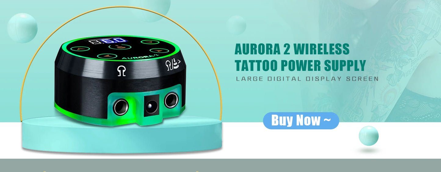 Professional Mini Rocket Wireless Tattoo Power Supply RCA Interface Chargeable Rotary Tattoo Pen Battery Tattoo Machine Supplies