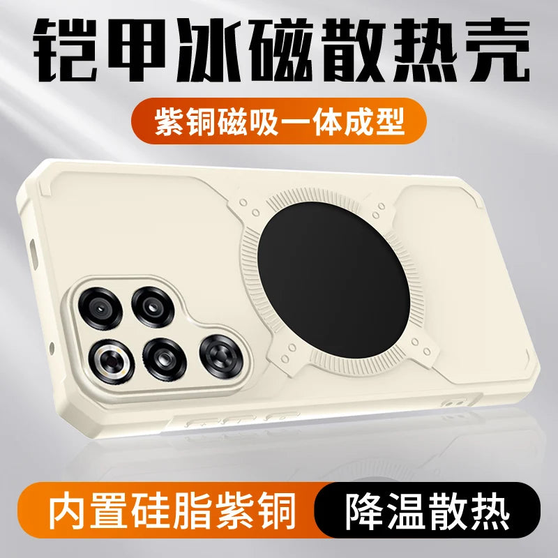Armor Protective Heat Dissipation Phone Case For Redmagic 11 10 Air 10s 9s 9 11 11s Pro+ Pro Plus Case Shockproof Magnetic Cover