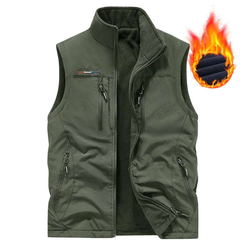 Multi-pocket Vest, Outdoor Activities, Rock Climbing, Hiking, Camping, Fishing, Mountain Climbing, Traveling, Photography, Vest