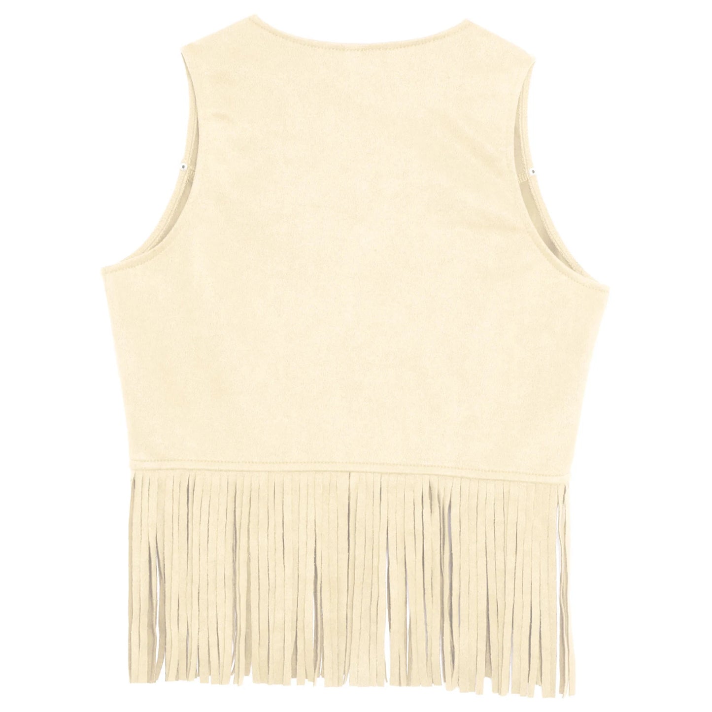 Kids Girl Boy Fringed Vest for Carnival Theme Party Tassels Top Open Front Waistcoat Child Halloween Western Cowboy Costumes