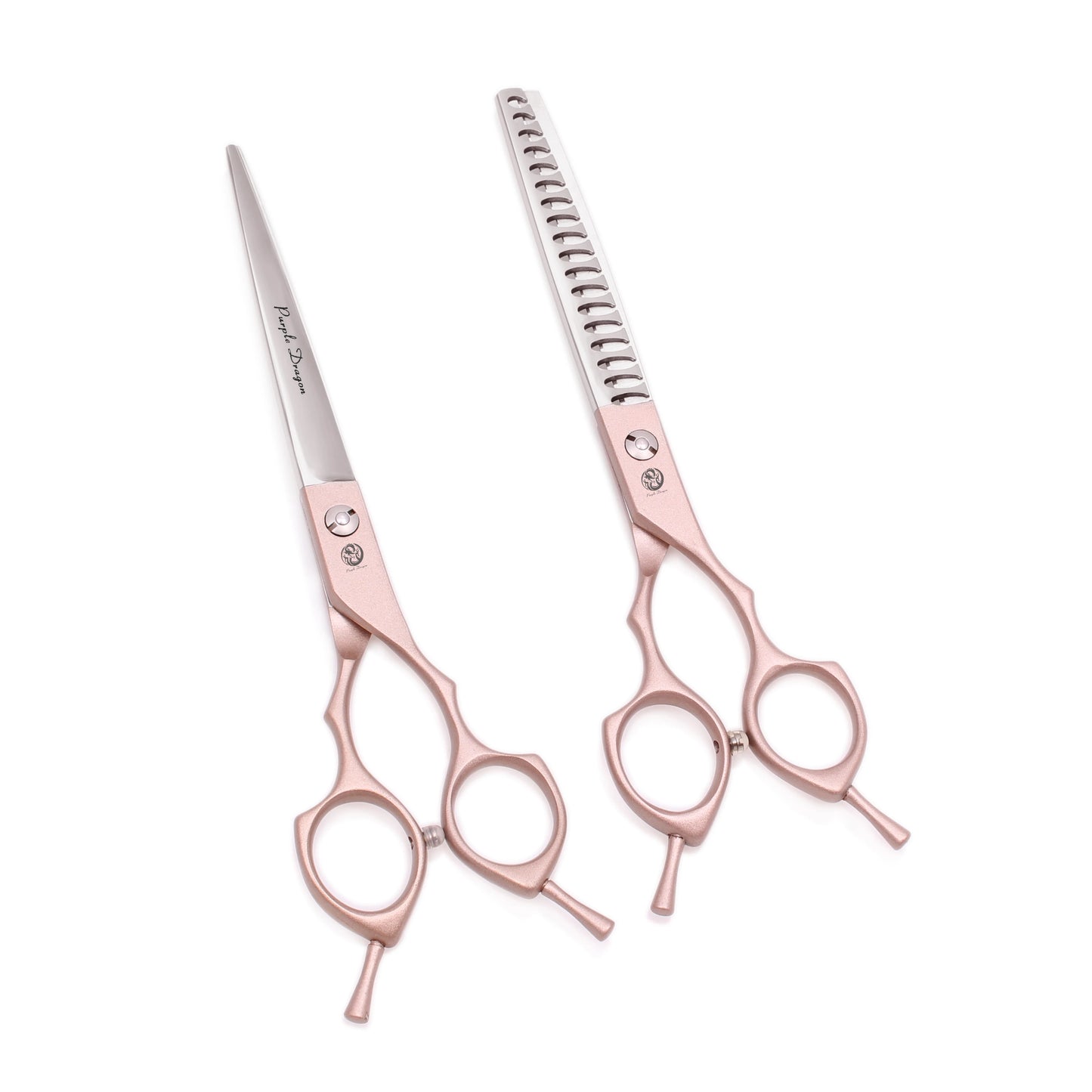 6.5 7 Inch Professional Pet Dog Cat Grooming Scissors 440C Japanese Stainless Steel Sharp Blades Shears Thinning Curved Straight