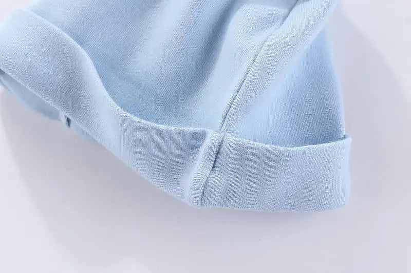 Kiddiezoom 7 Colors Solid Unisex Baby Boy Girl Romper+Burp Cloth+Bib+Hats+Gloves Baby Clothing Sets